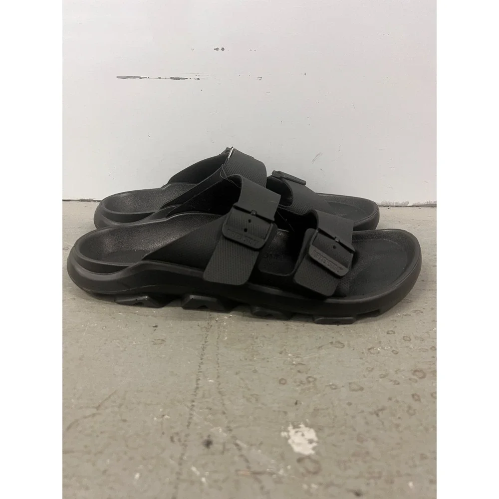 Birkenstock Mogami Terra Sandals Mens US 10 Apex Black Slip On Open Toe Slide‎